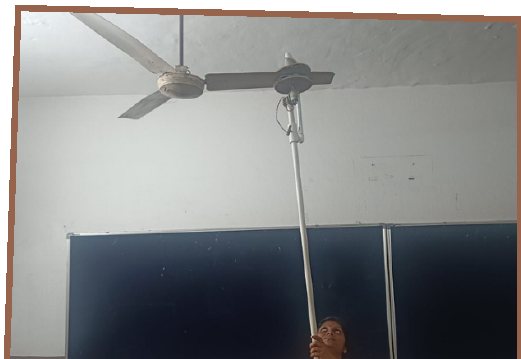 Real-world ceiling fan cleaning validation