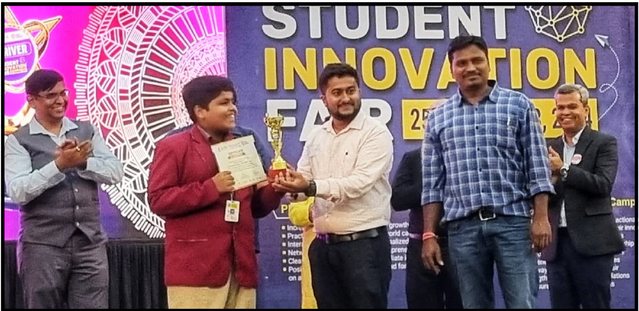 Among Top 10 Projects of Odisha in Student Innovation Fair, KIIT