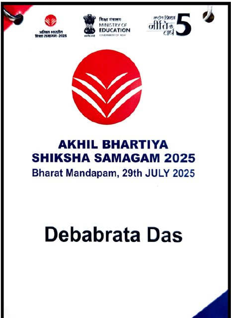 Akhil Bhartiya Shiksha Samagam 2025 Pass - Bharat Mandapam, 29th July 2025