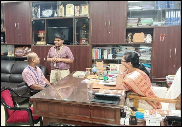 Interaction with Dr. T. Pavan Kumar, Principal Scientist & Principal Mrs. Ipsita Das
